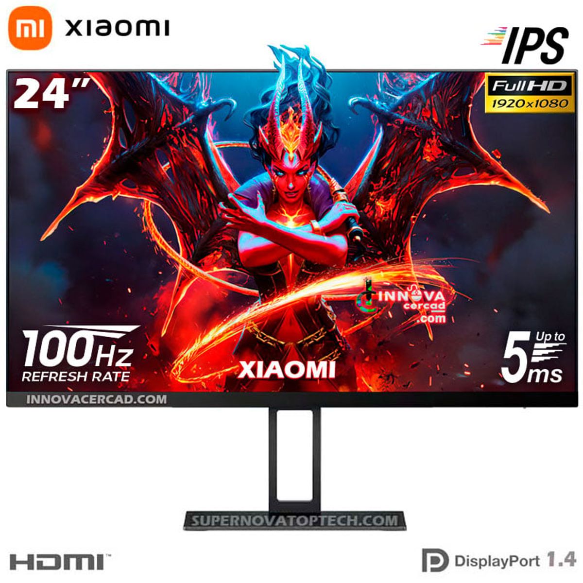 XIAOMI - Monitor Xiaomi MI 1C 24 Full HD 1920x1080 IPS 75HZ 5MS