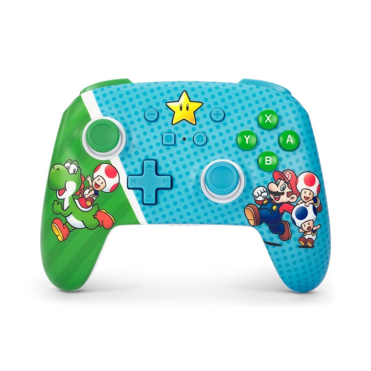 NINTENDO - Mando Pro Controller Super Mario Amigos Power A Nintendo Switch