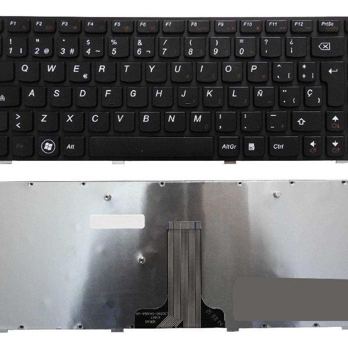 GENERICO - TECLADO PARA LAPTOP HP 15-DA 15-CD 15-DW PLATEADO  PLOMO