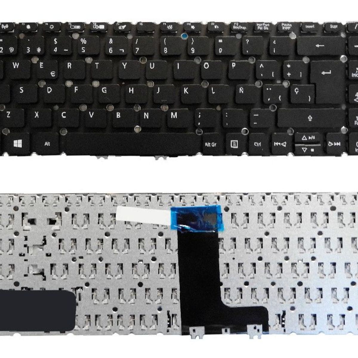 GENERICO - TECLADO PARA LAPTOP ACER N18Q13 A515 5 A315 CON ENCENDIDO 3 FILAS