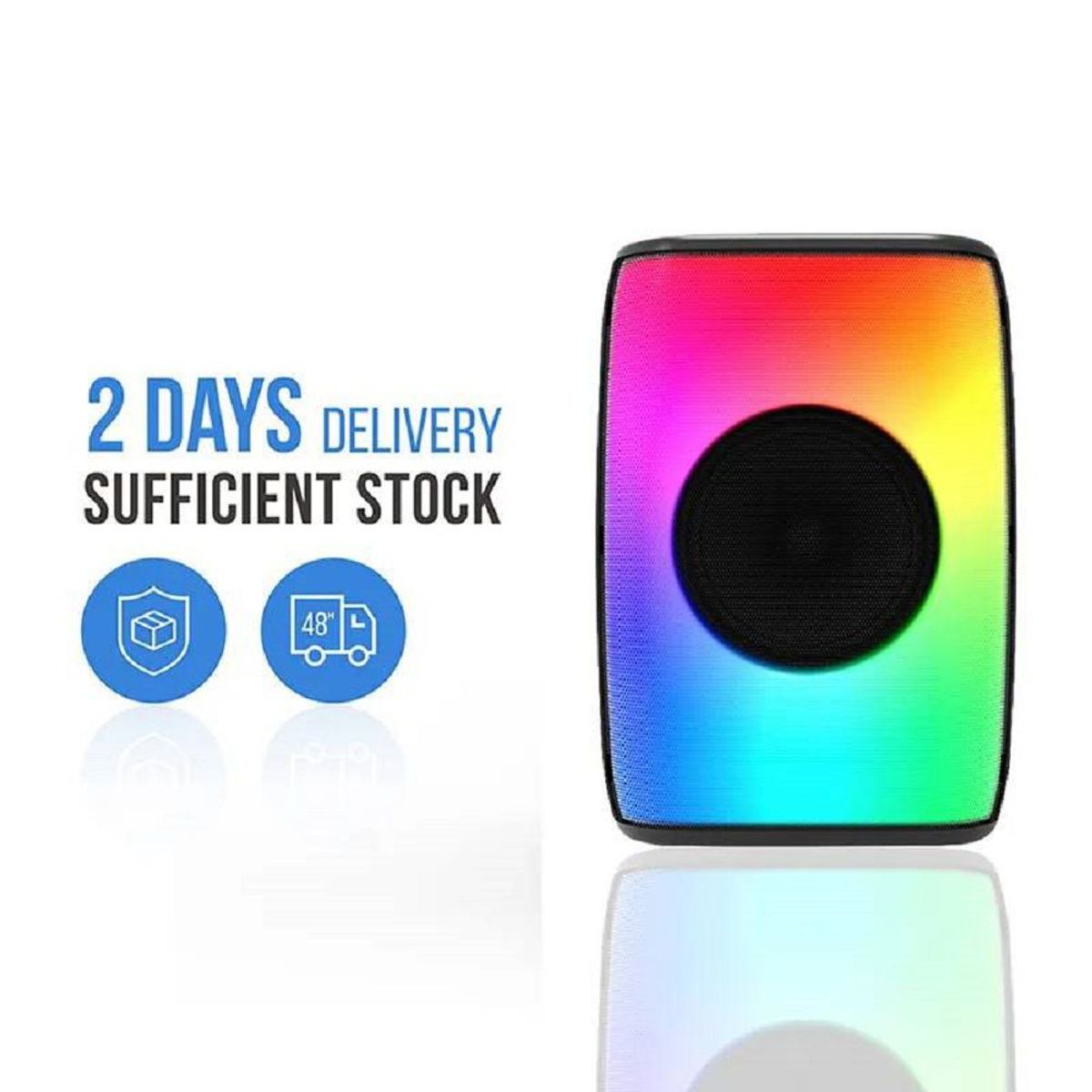 GENERICO - PARLANTE INALÁMBRICO ABS-4109 BLUETOOTH LUZ LED C