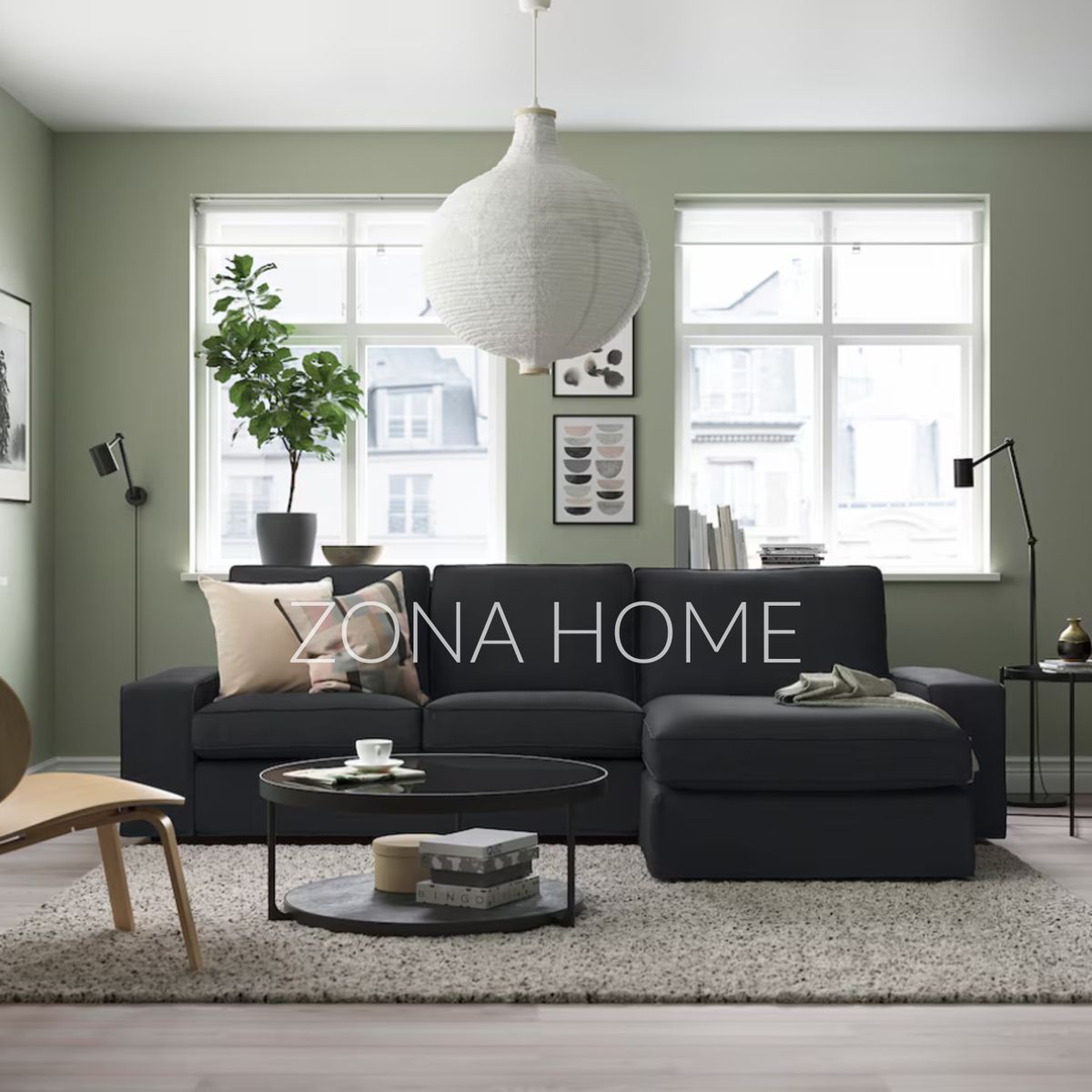 GENERICO - Seccional Derecho 3 Cuerpos Karla - Negro