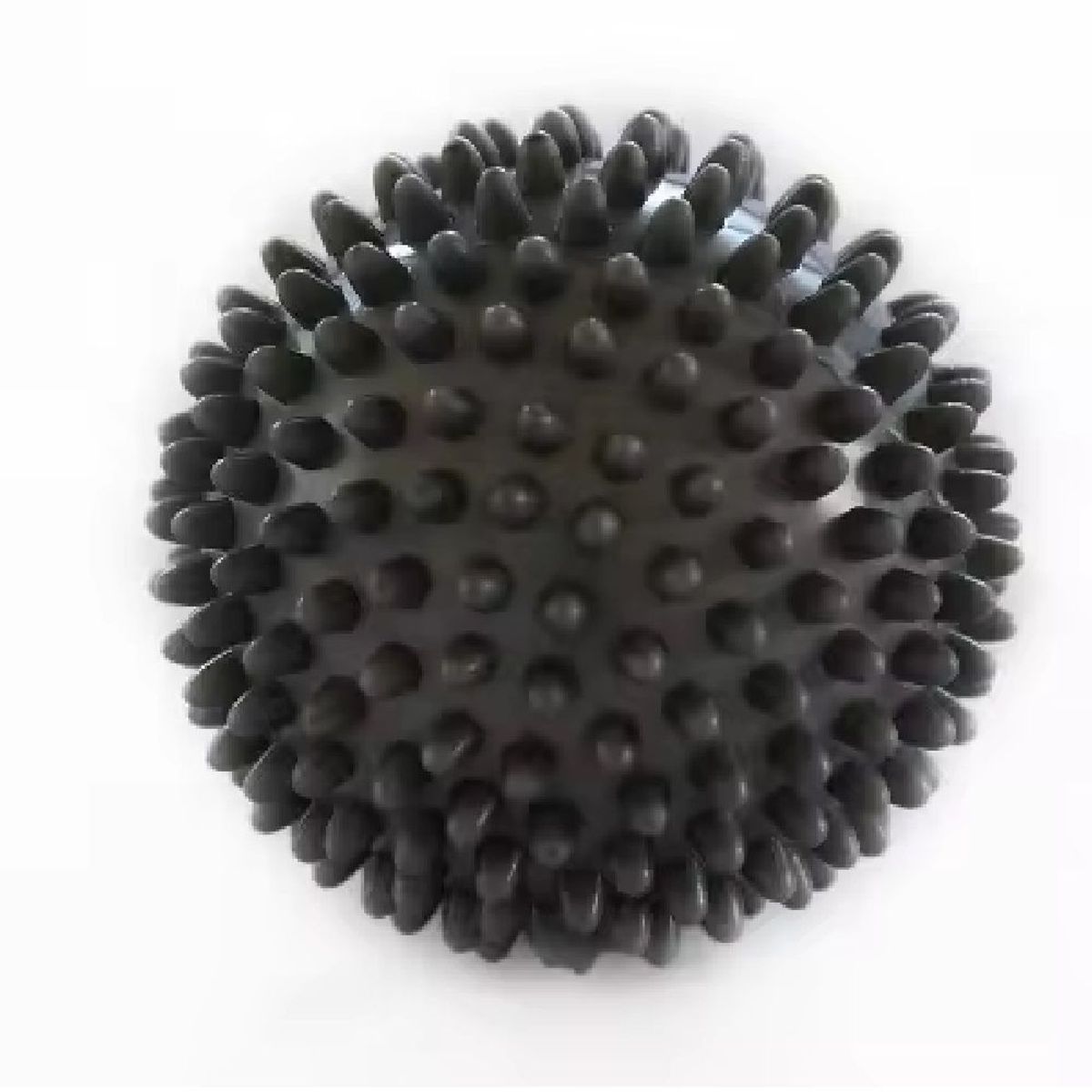 GENERICO - Pelota Erizo - Plástico Duro masajeador 7 cm - Negro