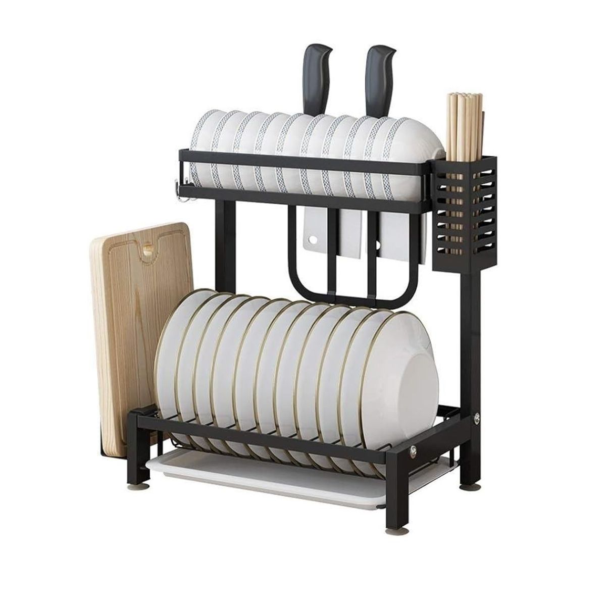 OTTOWARE - ESCURRIDOR RACK DE PLATOS 2 NIVELES