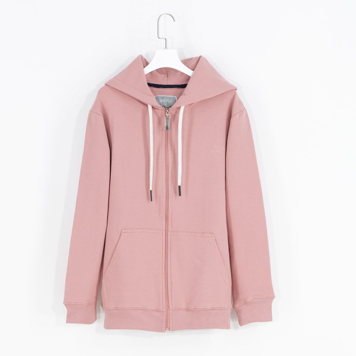 BHEVSK - Polera Basica Cremallera Rosa