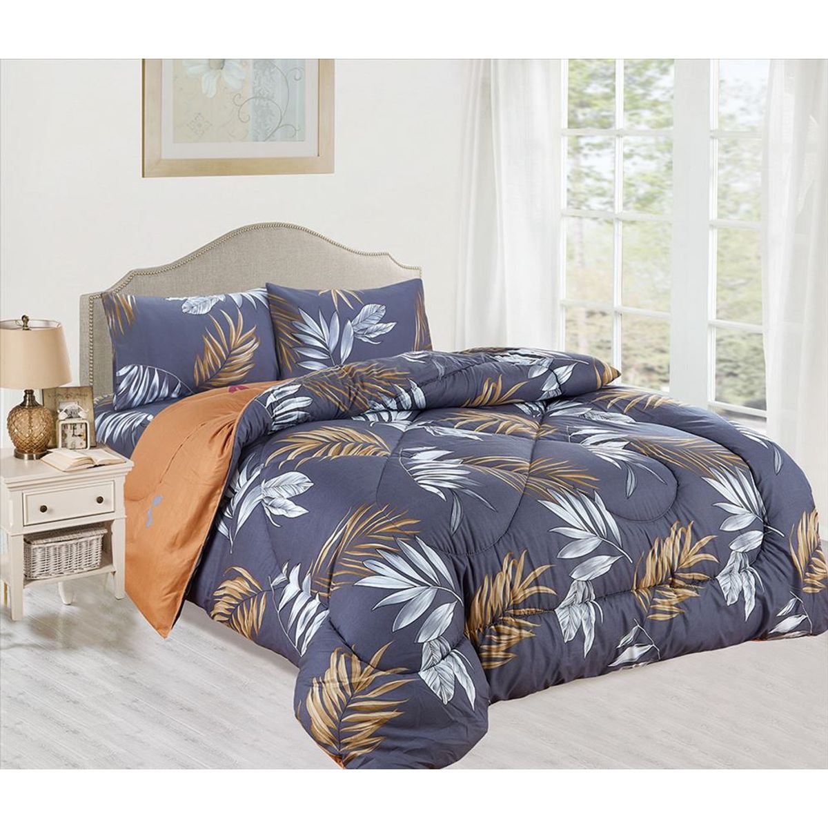 CASATEX - EDREDÓN CASATEX CON DISEÑO 100% ALGODÓN DE 1.5 PLZ