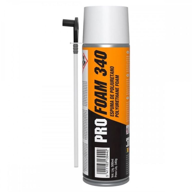 GENERICO - Espuma expansiva de poliuretano Soudal Pro Foam 340 x 500ml