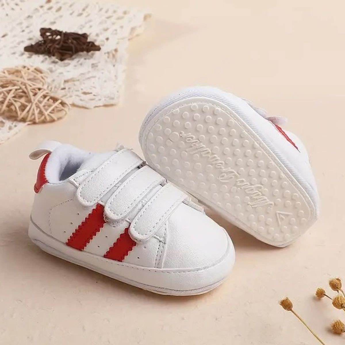 GENERICO - Zapatitos para bebé - Zapatillas Urbanas - Rojo