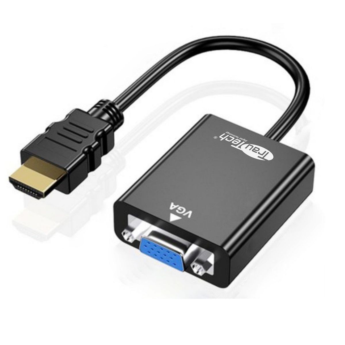 GENERICO - Convertidor Adaptador Video Cable HDMI a VGA Full HD Trautech