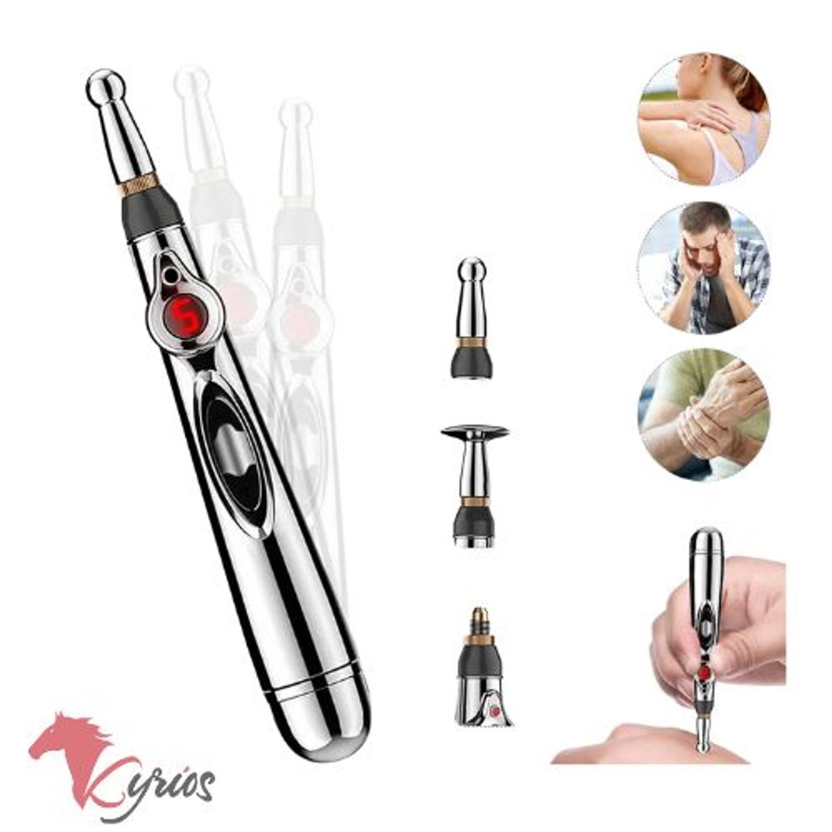 GENERICO - Lapiz de Acupuntura 3 en 1