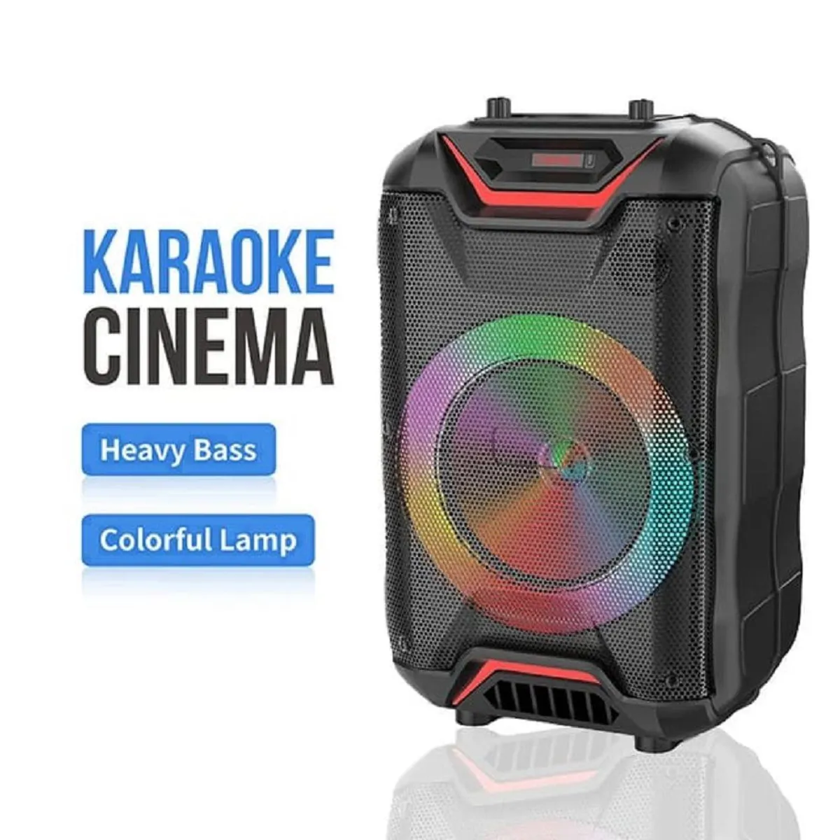 GENERICO - PARLANTE INALÁMBRICO ZQS-8128 BLUETOOTH LUZ LED C