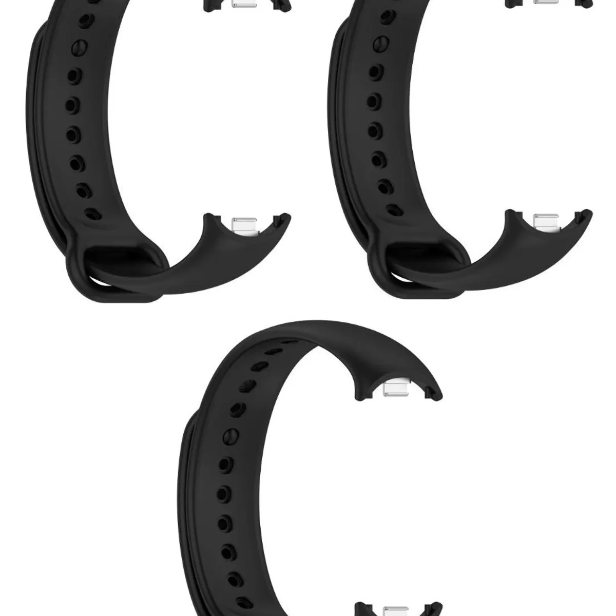 GENERICO - Correa Silicona Xiaomi Mi Band 8 / 9 x 3 UNIDADES