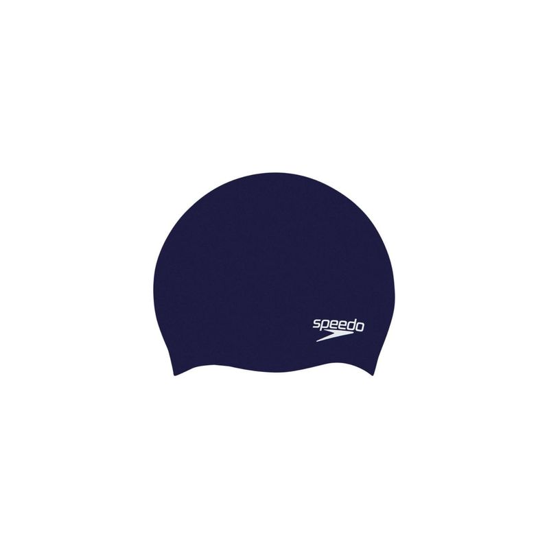 SPEEDO - Gorro Natación Junior Plain Moulded Silicone Cap Azul marino