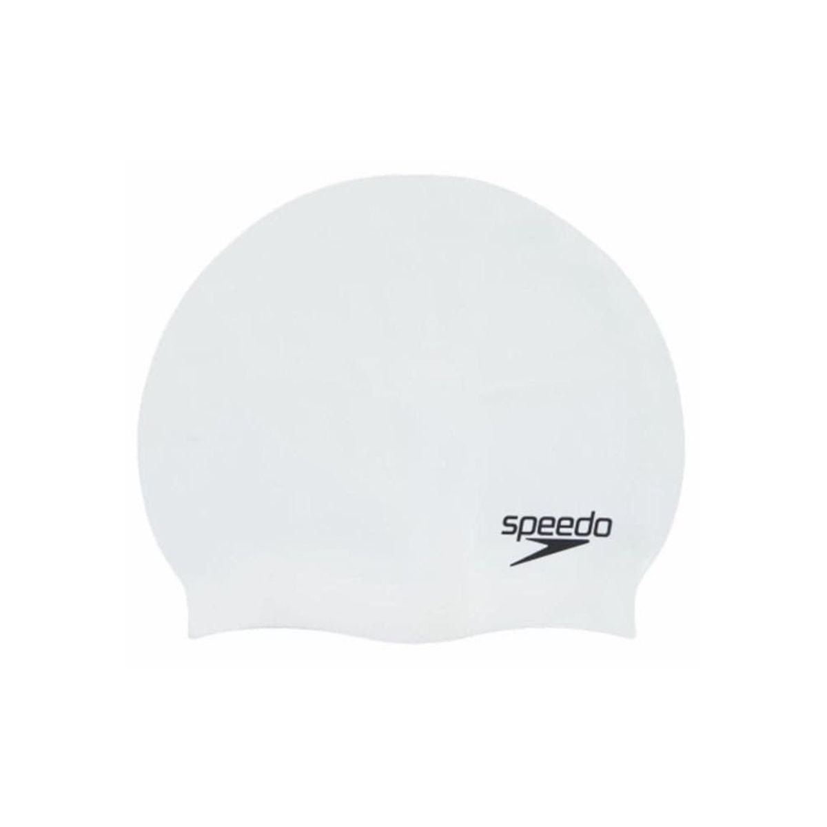 SPEEDO - Gorro Natación Junior Plain Moulded Silicone Cap blanco