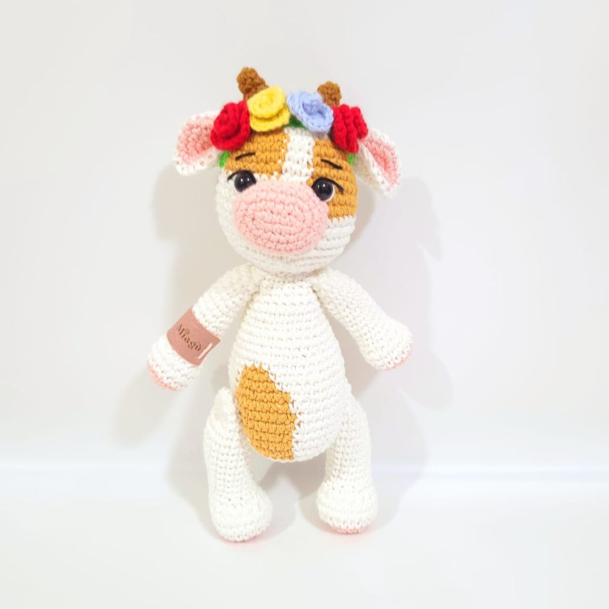 GENERICO - Vaca Blanquita Amigurumi