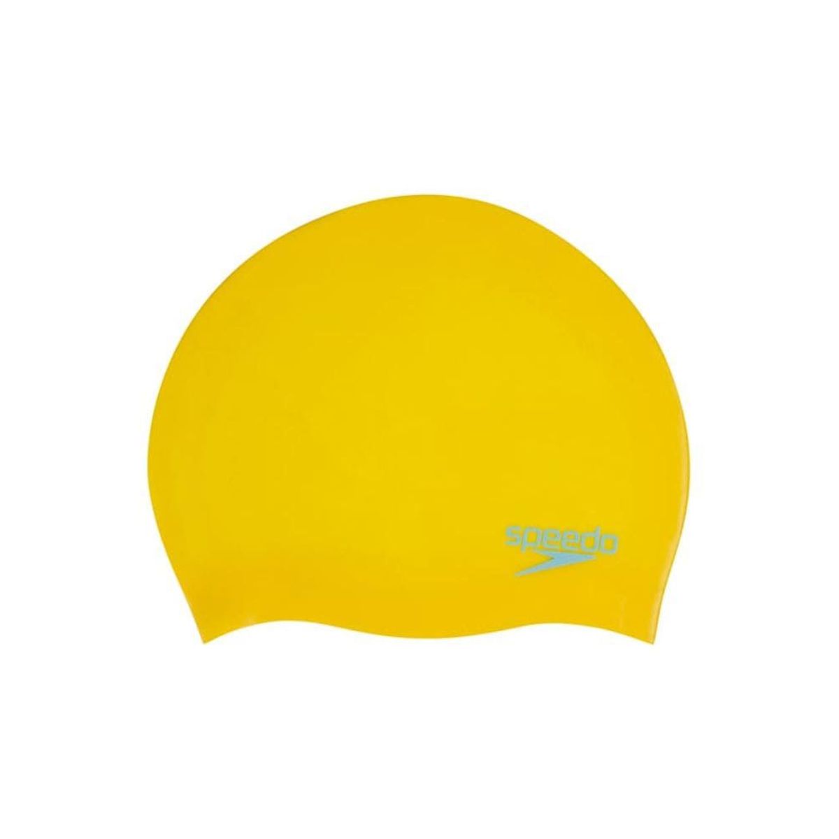 SPEEDO - Gorro Natación Junior Plain Moulded Silicone Cap amarillo
