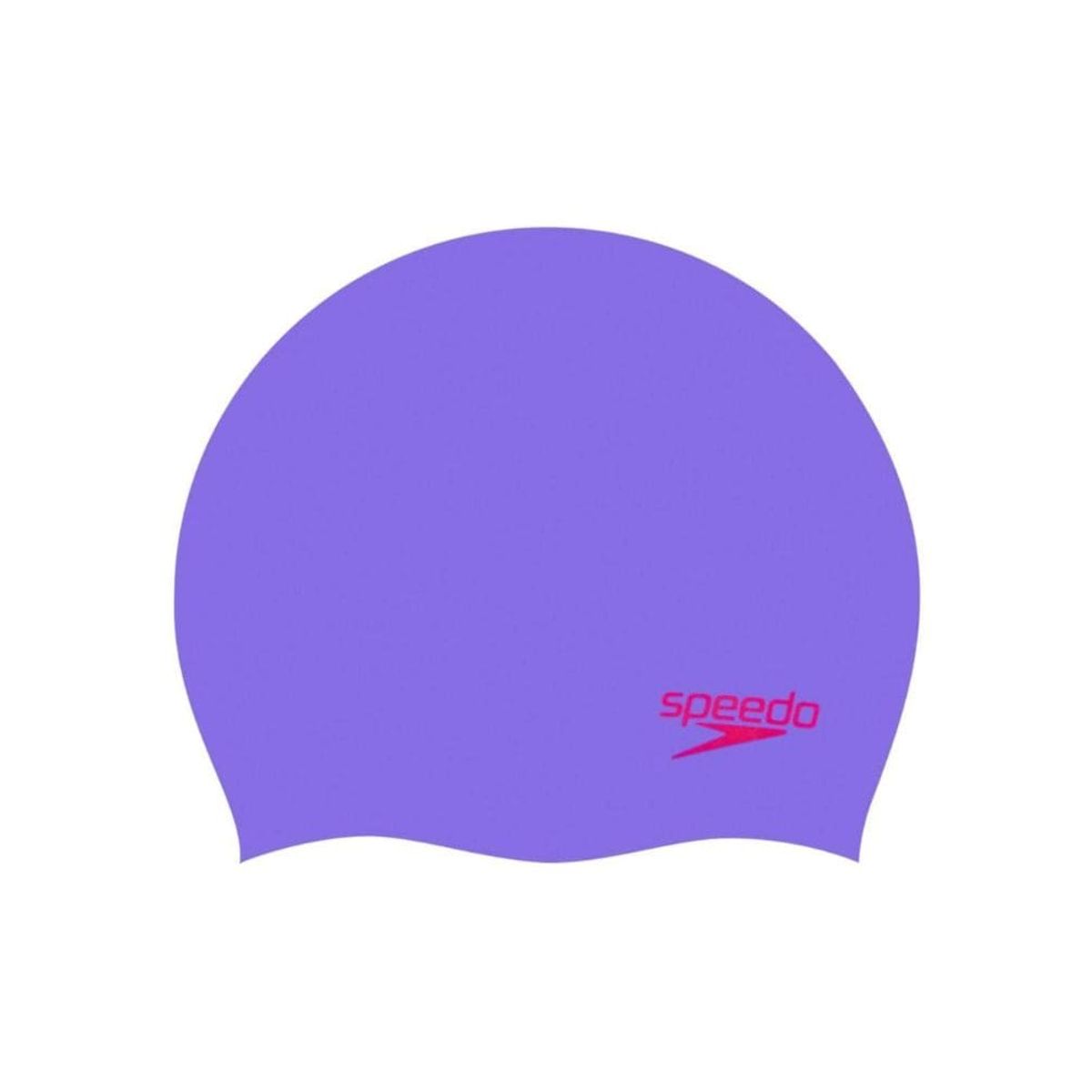 SPEEDO - Gorro Natación Junior Plain Moulded Silicone Cap morado