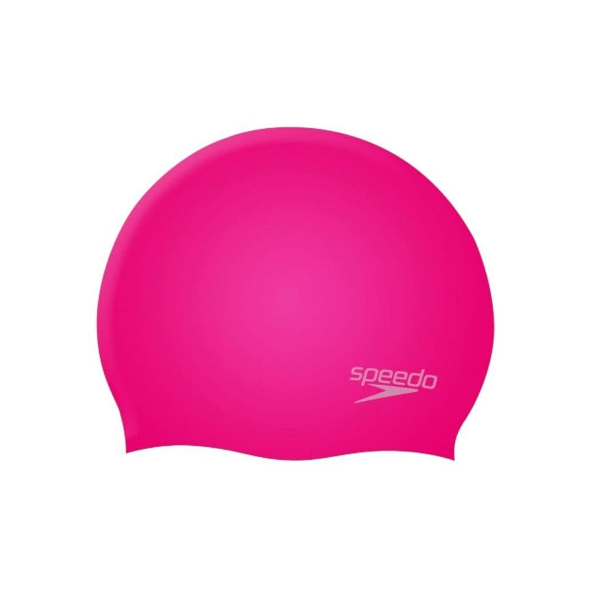SPEEDO - Gorro Natación Junior Plain Moulded Silicone Cap rosado