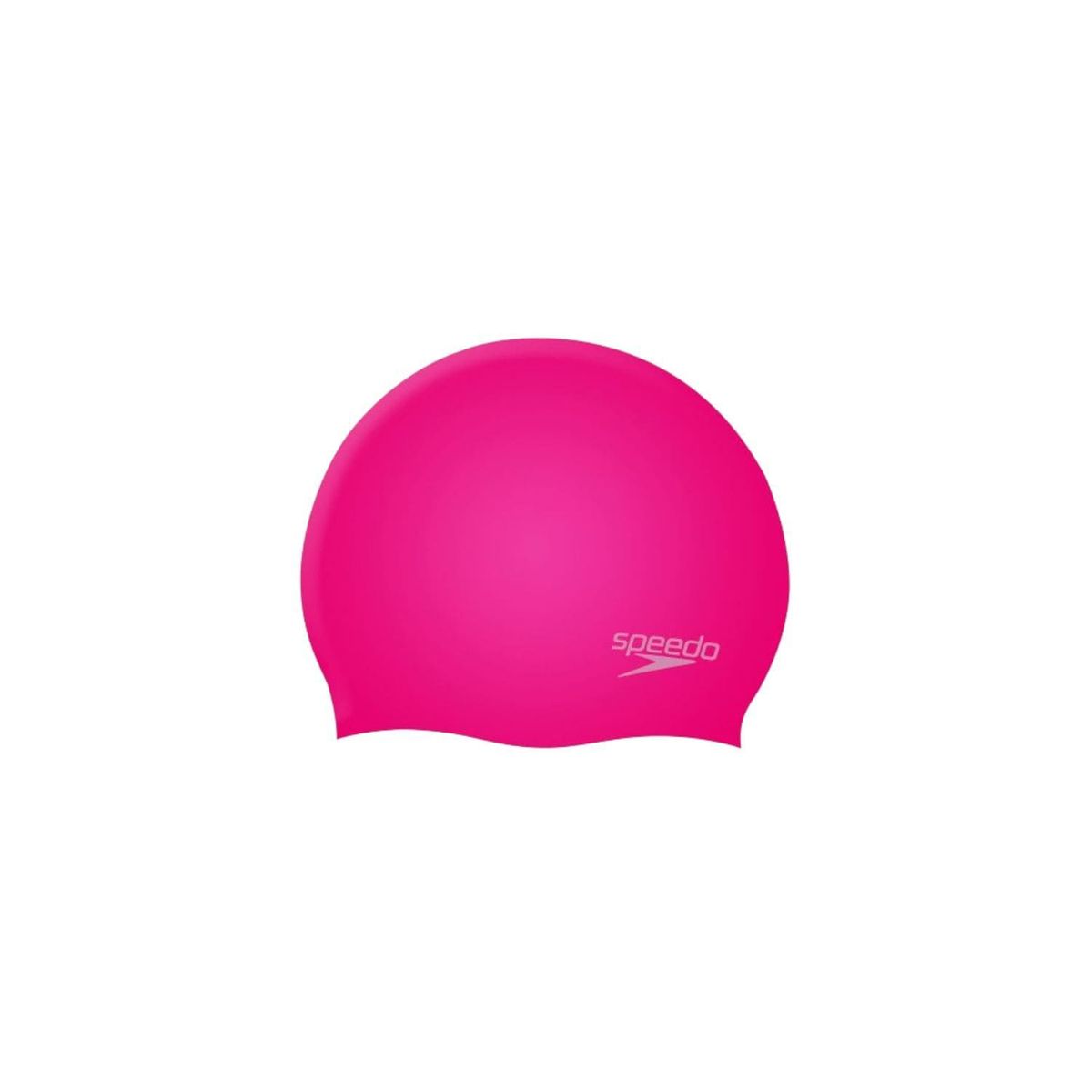 SPEEDO - Gorro Natación Junior Plain Moulded Silicone Cap rosado