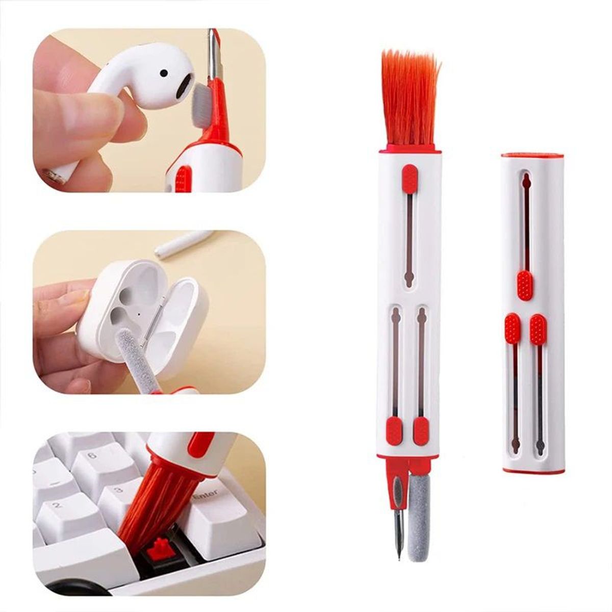 GENERICO - Kit De Limpieza Para Teclados Celular Audífono Laptop