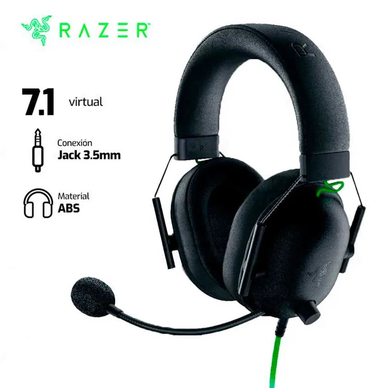 RAZER - Audífono RAZER BLACKSHARK V2 X 3.5MM 7.1 Negro