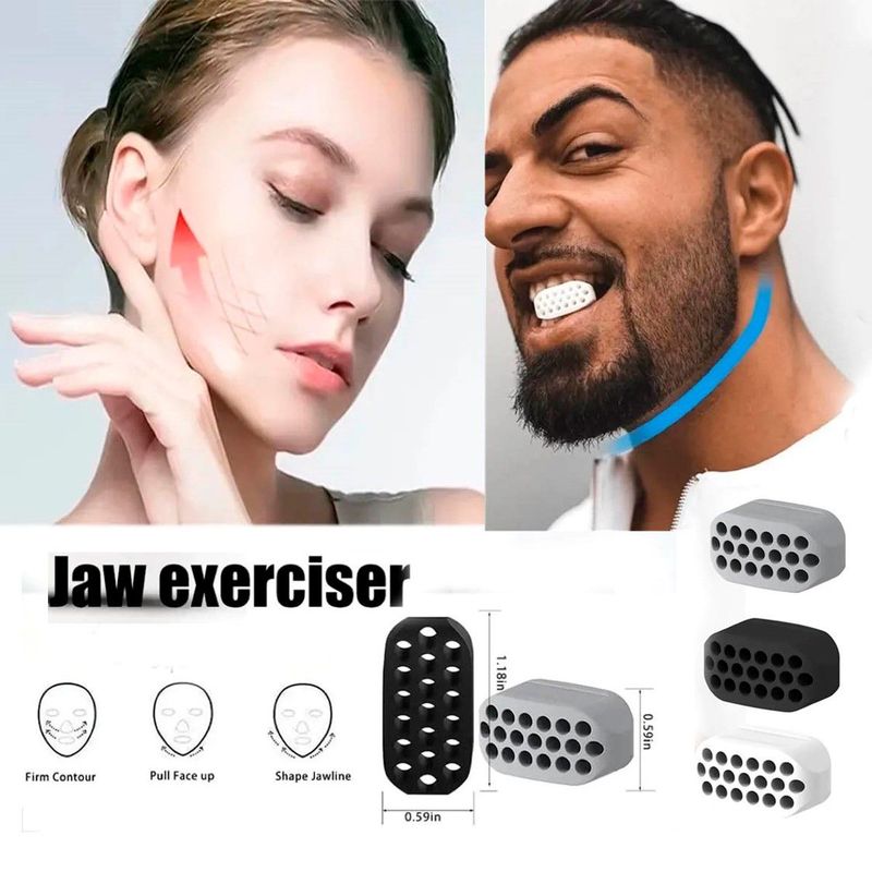 GENERICO - Pack 2 Ejercitador de Mandíbula