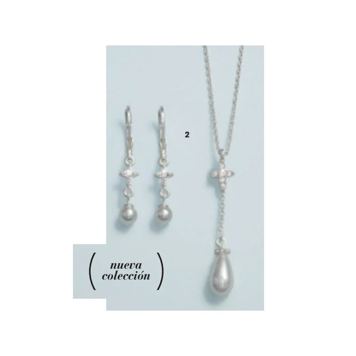 YANBAL - Coleccion BODA Collar y Aretes Yanbal