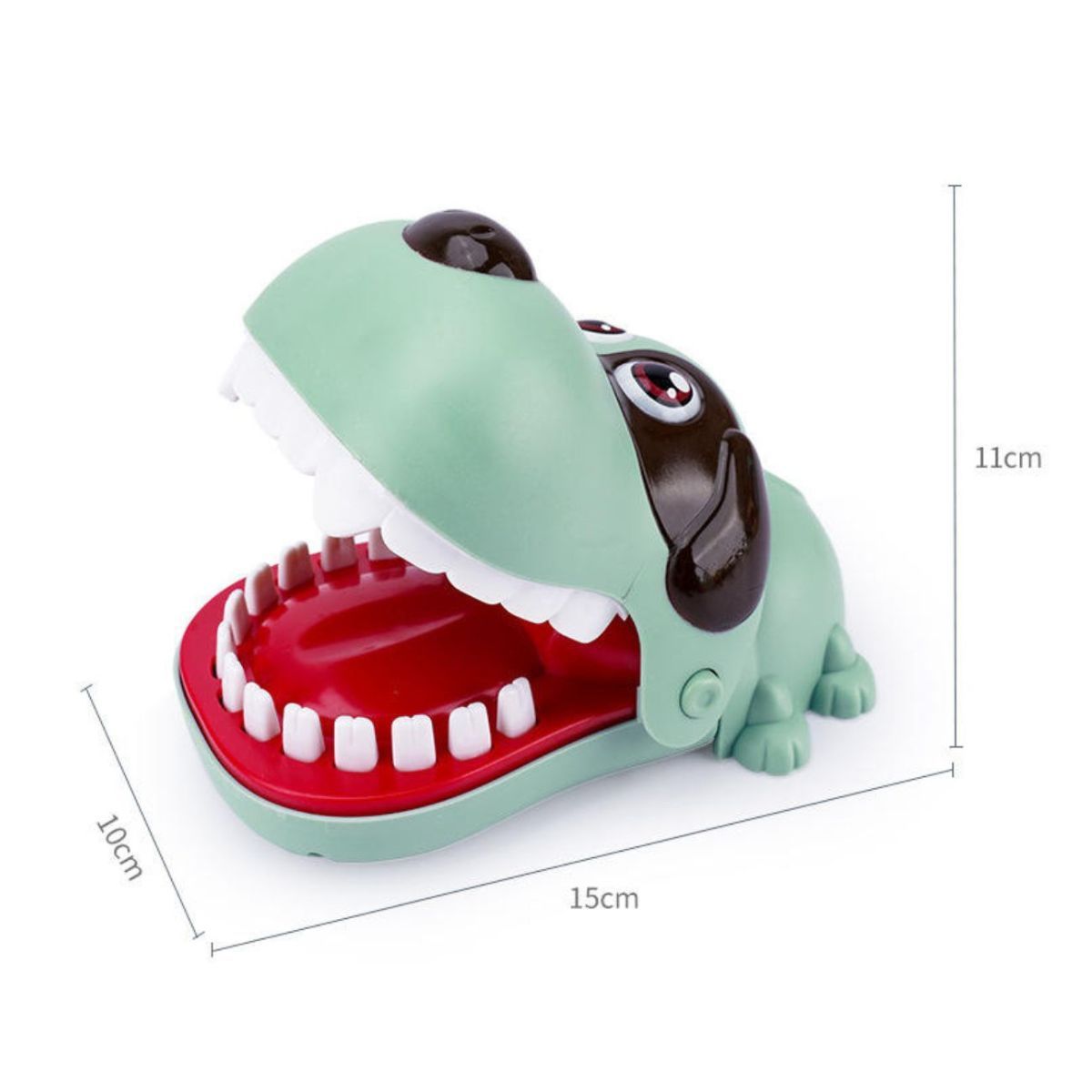 GENERICO - JUGUETE PERRITO DENTISTA DIDACTICO QUE MUERDE VERDE