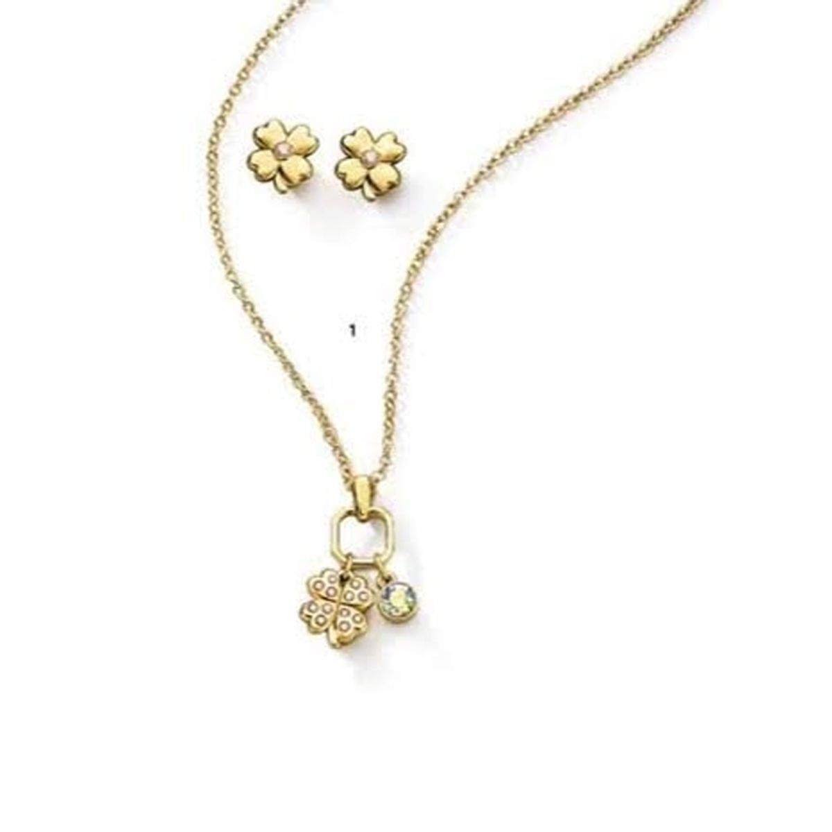 ESIKA - Coleccion LUCKY WAY Collar con Aretes FINART