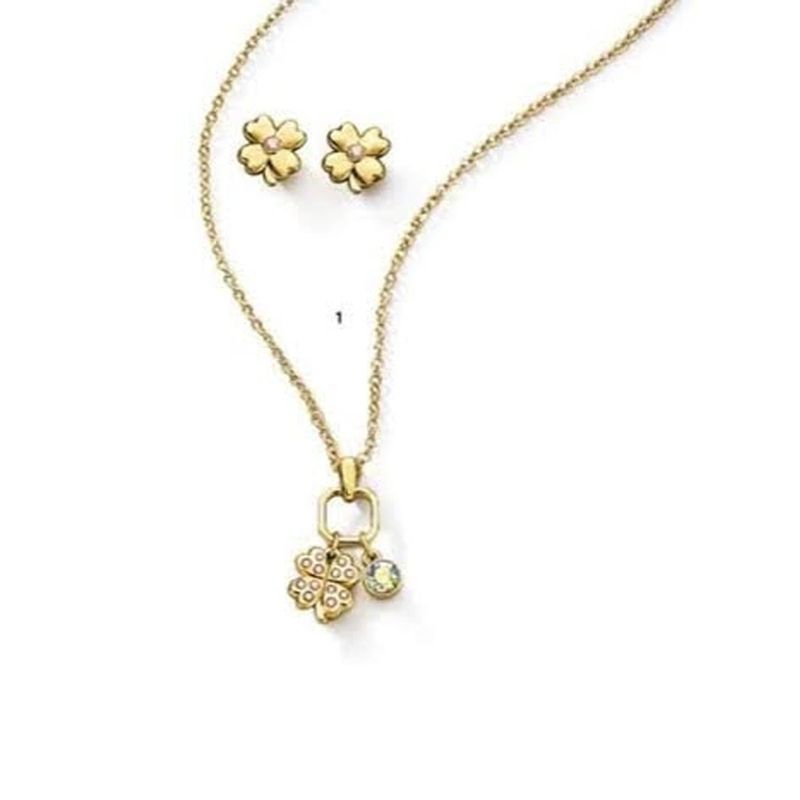 ESIKA - Coleccion LUCKY WAY Collar con Aretes FINART