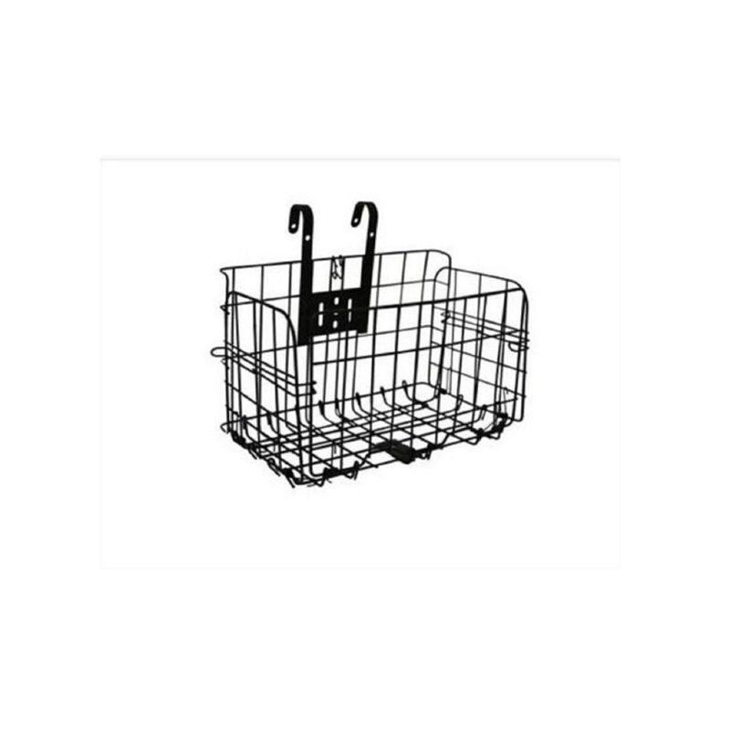 GENERICO - Canasta Para Bicicleta Acero Desmontable para bicicleta