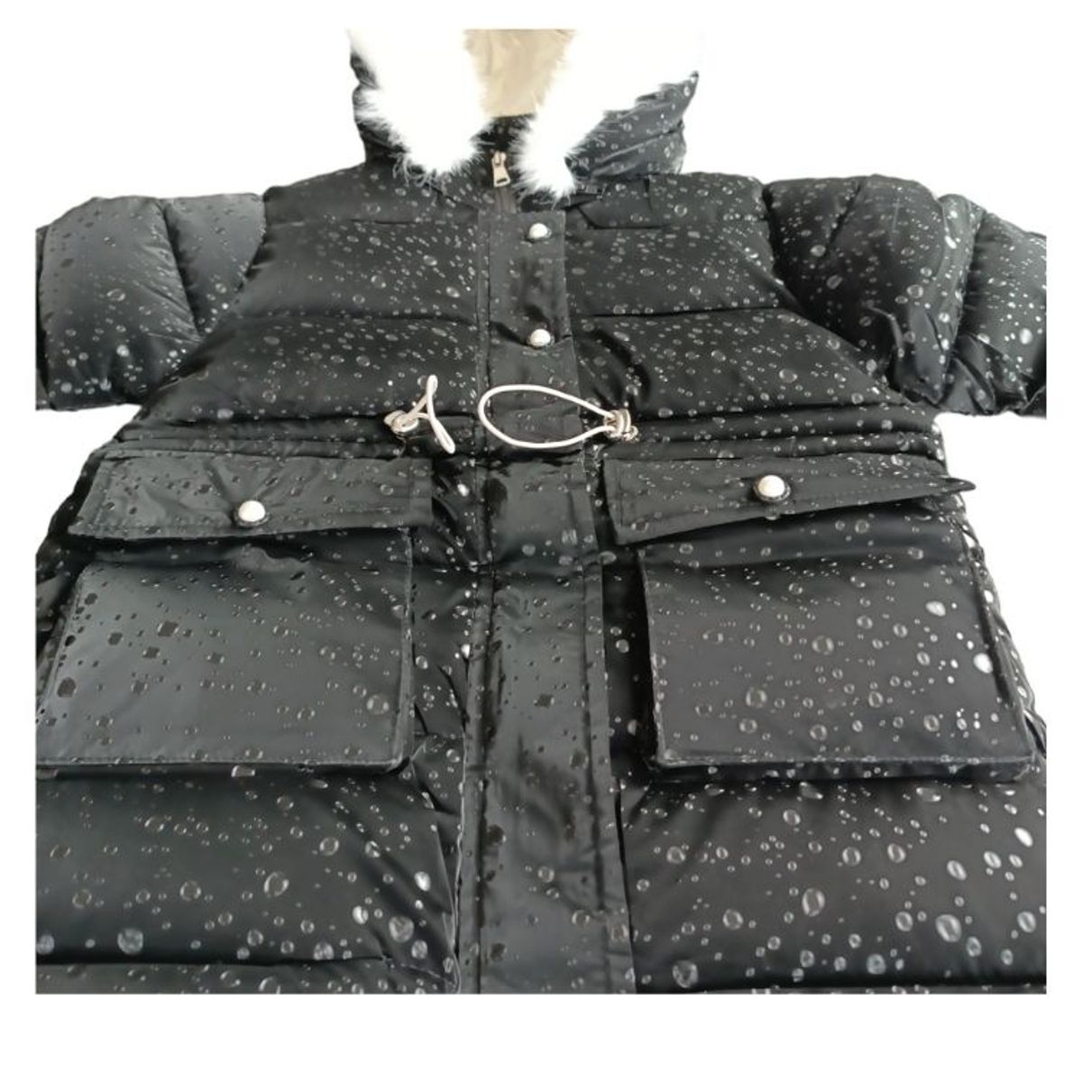 GENERICO - CASACA PARA NIÑA BURBUJA + CANGURO