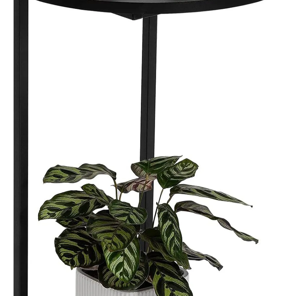 GENERICO - Mesa auxiliar forma de C color negro