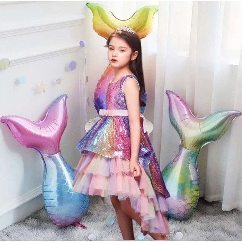 GENERICO - Vestido de Niña Tematica de Sirena - Unicornio