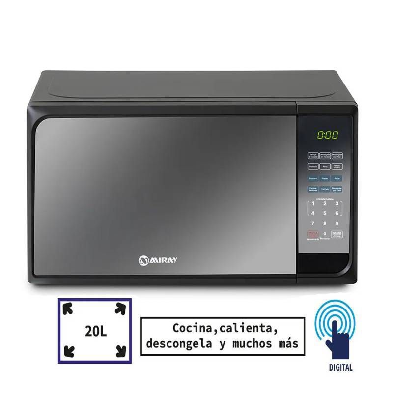 MIRAY - Horno Microondas Miray HMM-20N 20 L
