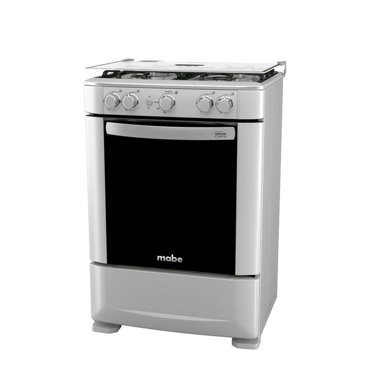 MABE - Cocina a Gas Mabe de 4 Hornillas CMP6035FX0 - Croma