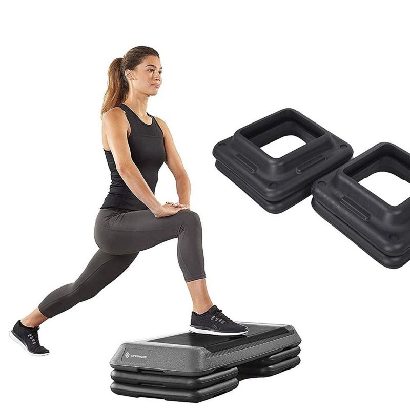 GENERICO - Step para Aerobicos Profesional de 3 Niveles Antideslizante