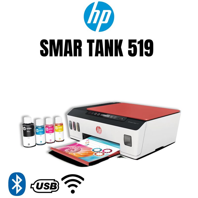 HP - IMPRESORA MULTIFUNCIONAL HP SMART TANK 519