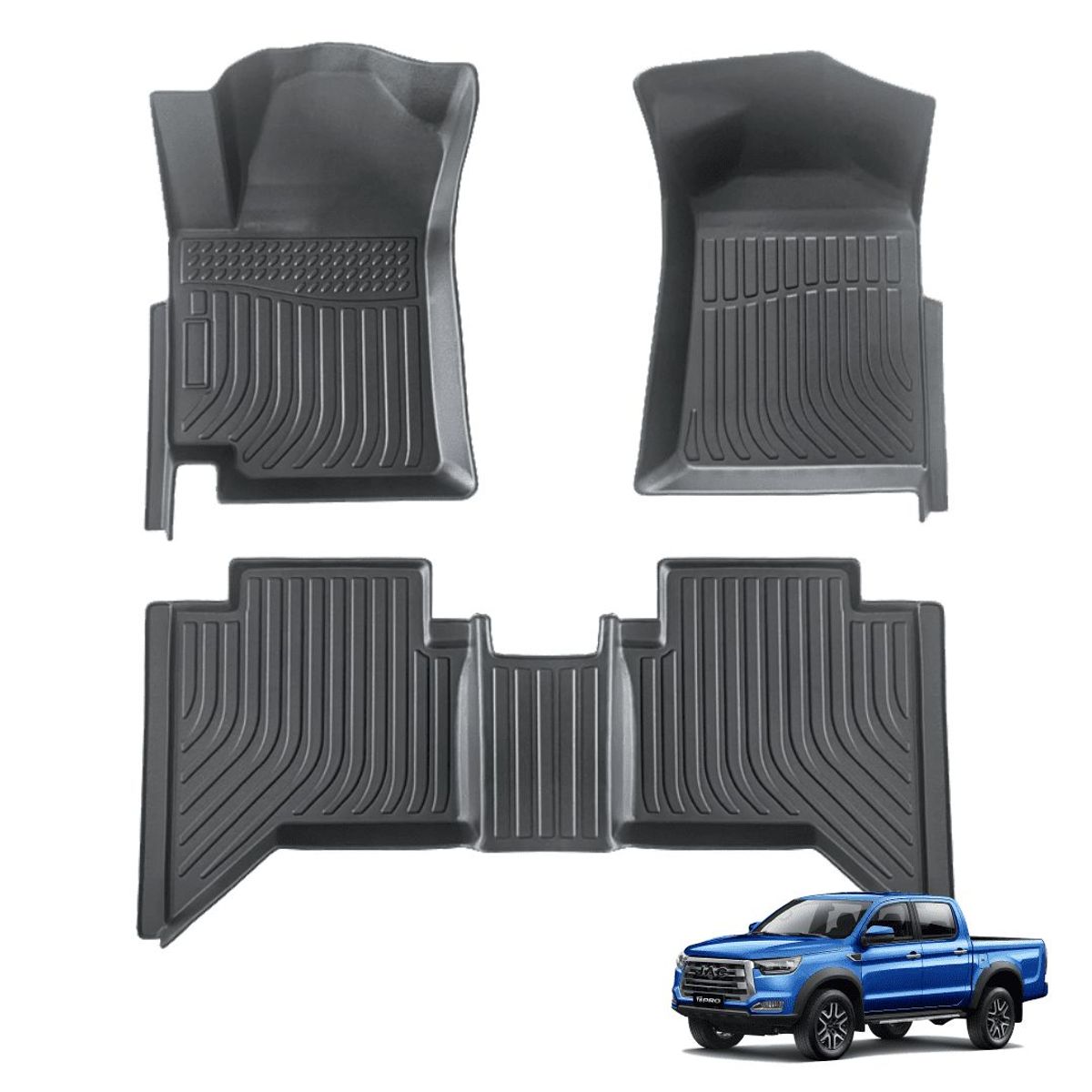 TECGO - PROTECTOR CUBRE PISO 5D TPE JAC T8 2021- EN ADELANTE