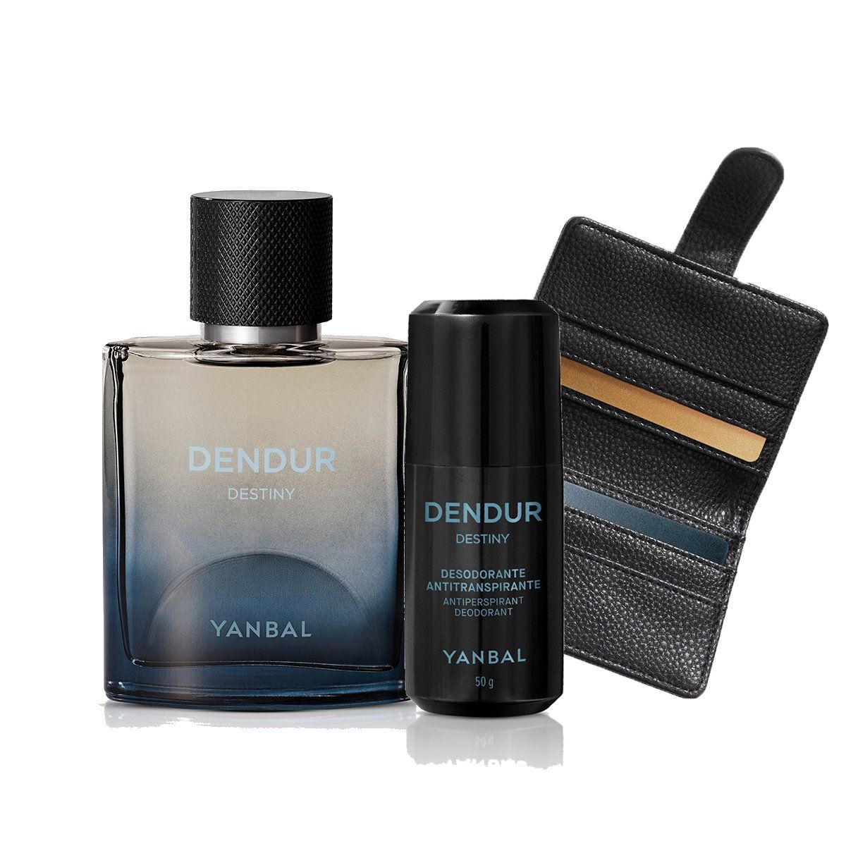 YANBAL - Dendur Destiny Perfume de Hombre con Tarjetero y Desodorante