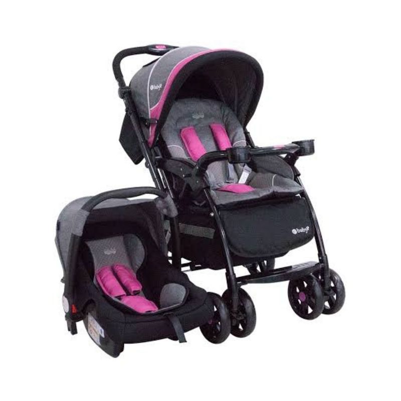 EBABY - COCHE DE PASEO BRAVIAR  EBABY  ROSADO- EB1092RSD