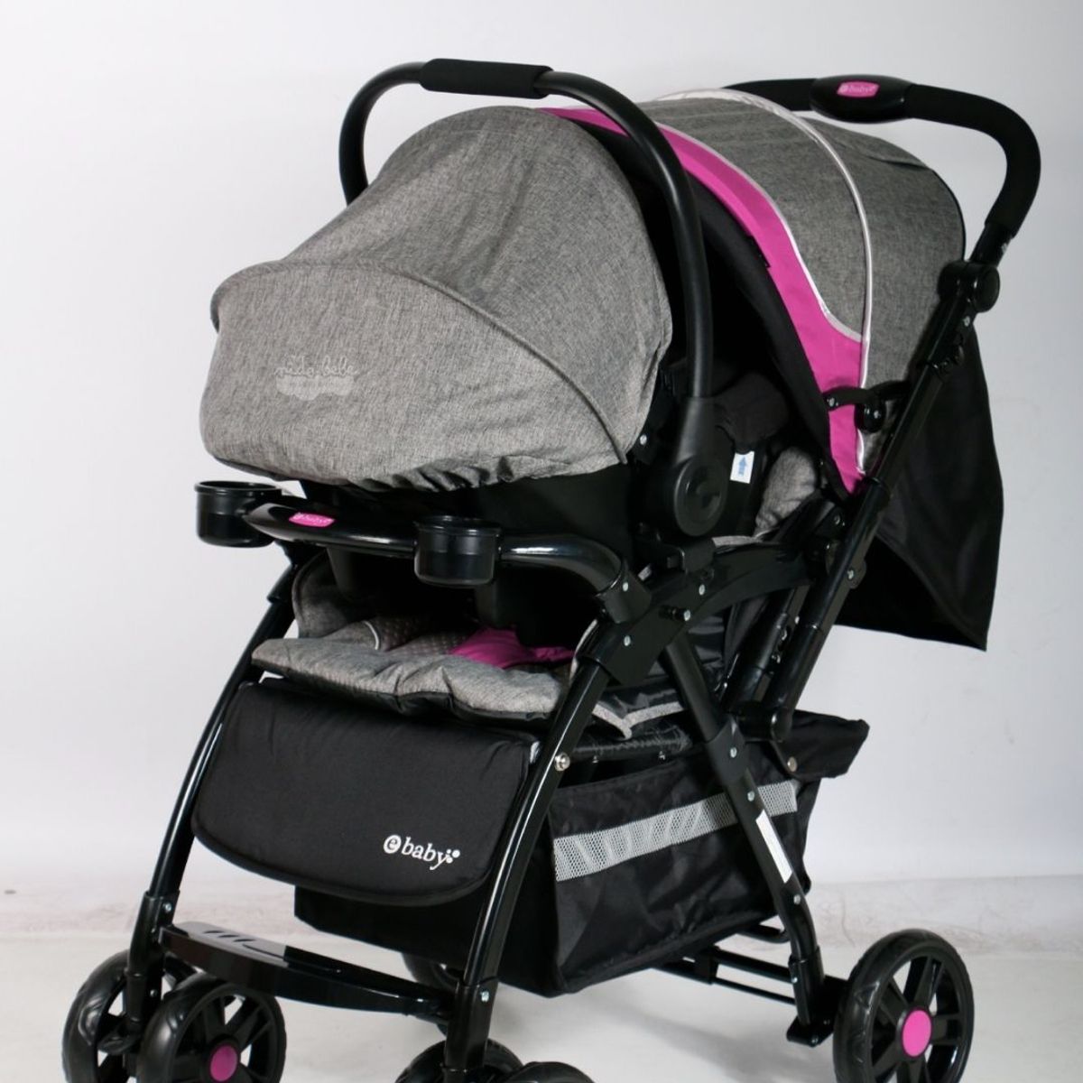 EBABY - COCHE DE PASEO BRAVIAR  EBABY  ROSADO- EB1092RSD