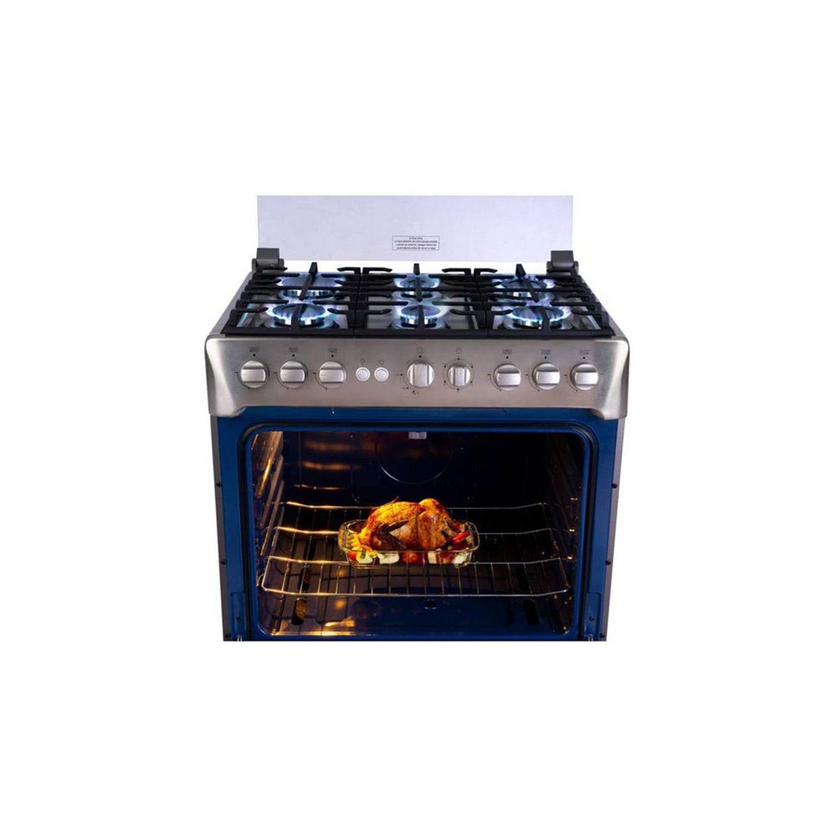 INDURAMA - Cocina Indurama Galicia Zafiro Croma 6 quemadores