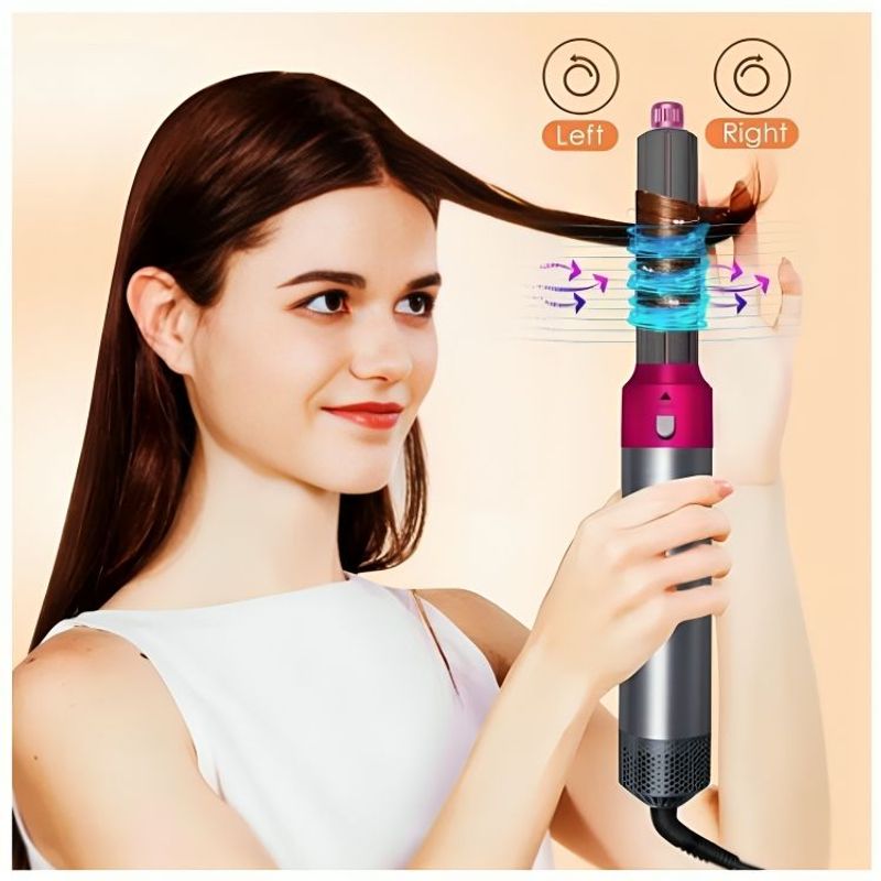 Cepillo Alisador Rizador Pelo Secador Cepillo Secador Alisador