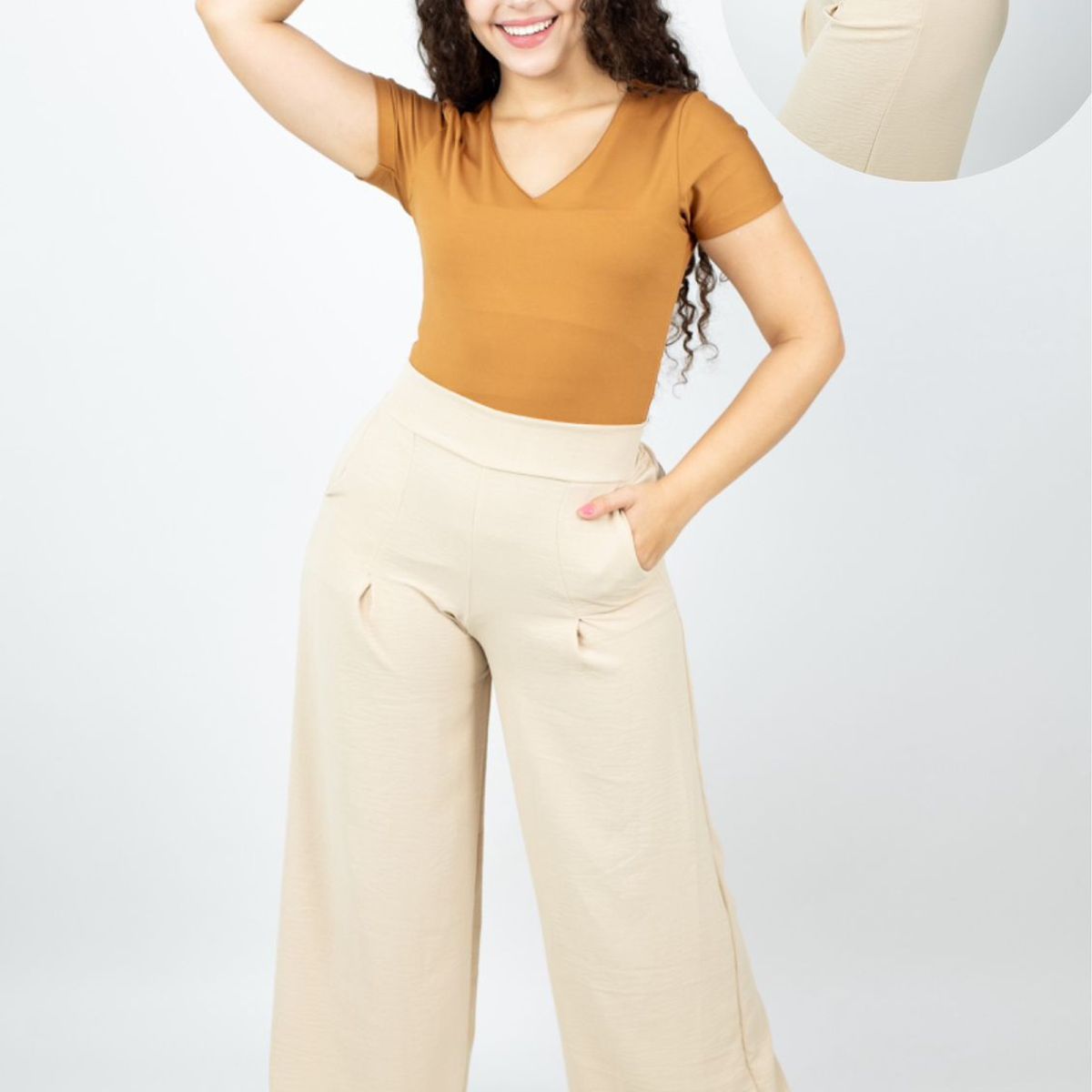 GENERICO - PANTALÓN PALAZO  CASUAL VIENA DAMA