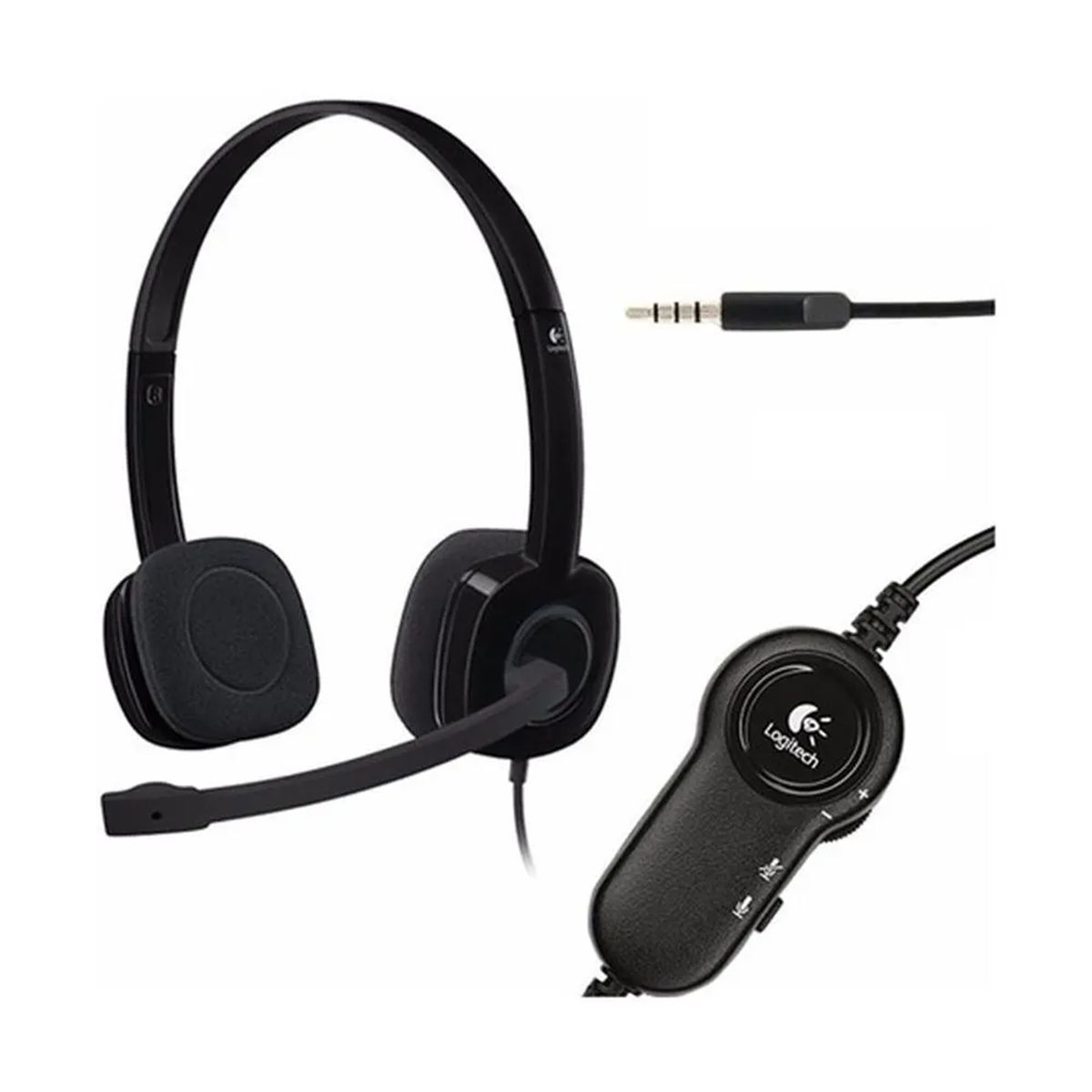LOGITECH - Audifono H151 Con Microfono Logitech Stereo Black