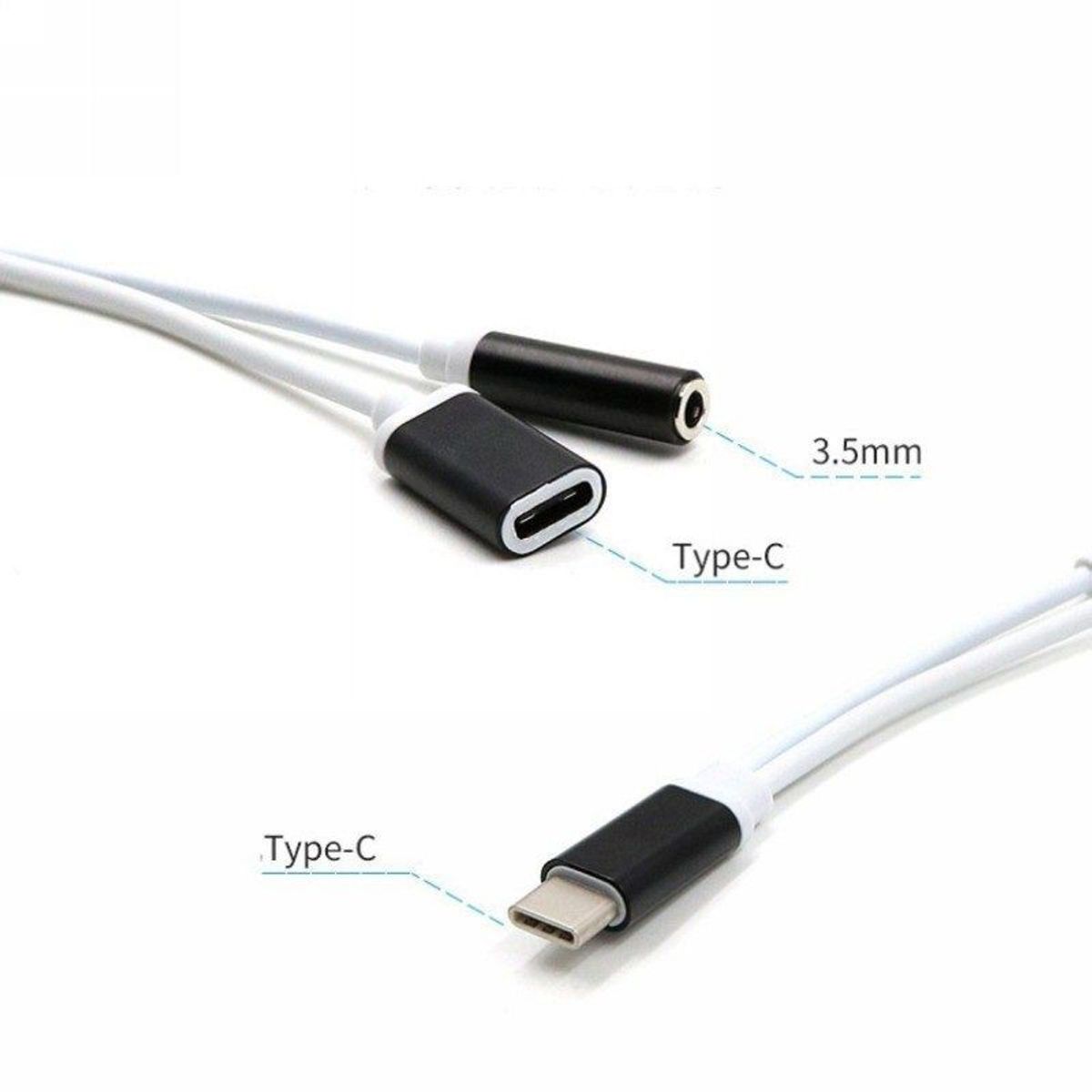 GENERICO - CABLE ADAPTADOR USB-C A PLUG JACK 35MM DE AUDIO