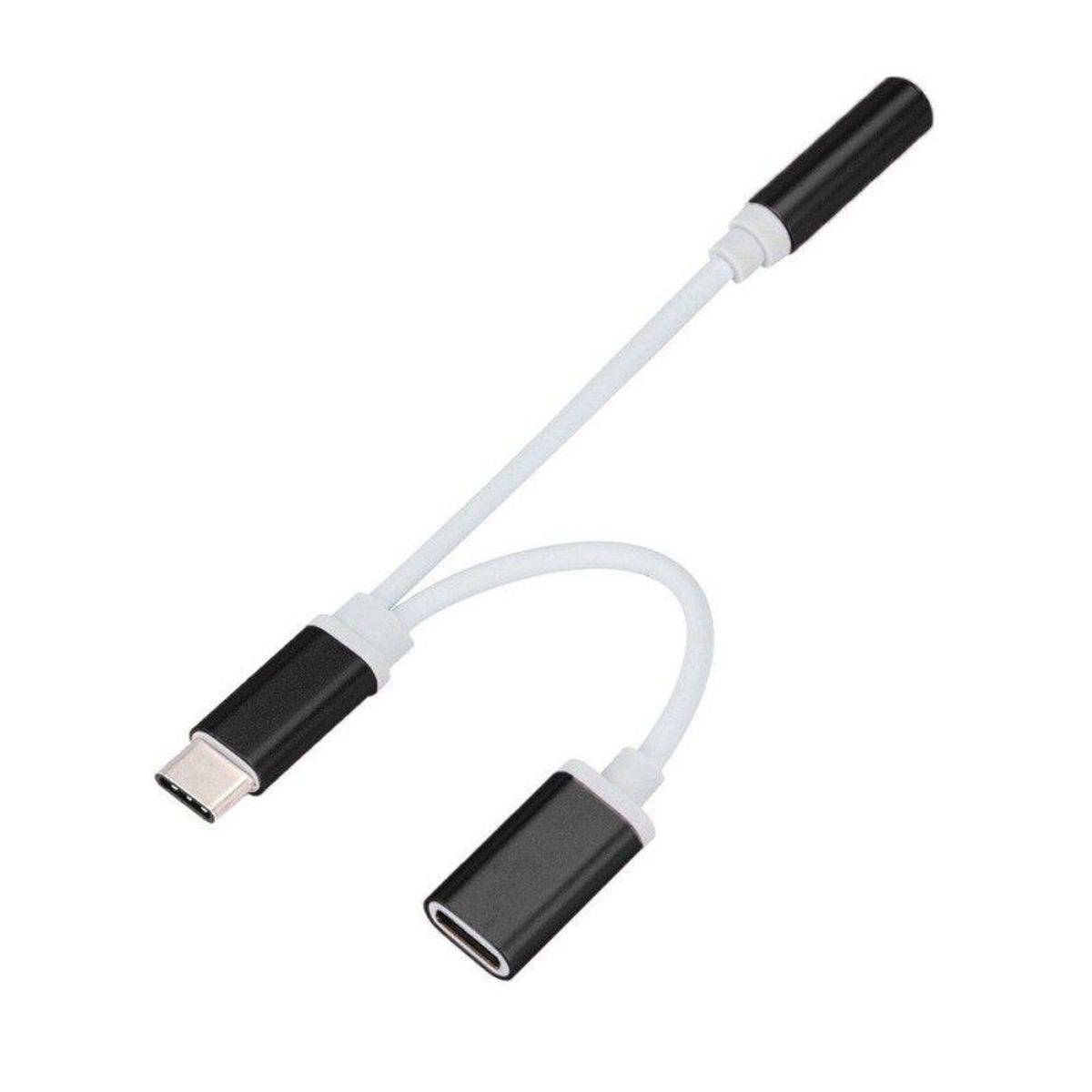GENERICO - CABLE ADAPTADOR USB-C A PLUG JACK 35MM DE AUDIO - ROSA GENERICO