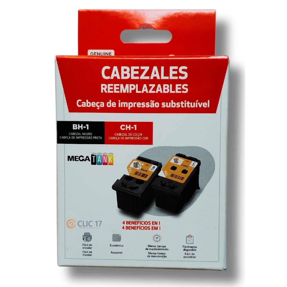 CANON - PACK CABEZAL CANON BH-1 NEGRO Y CH-1 COLOR ORIGINAL