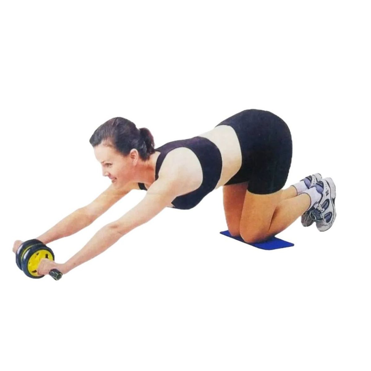 GENERICO - Ejercitador de Abdominales Doble Rueda + Soga con Contador